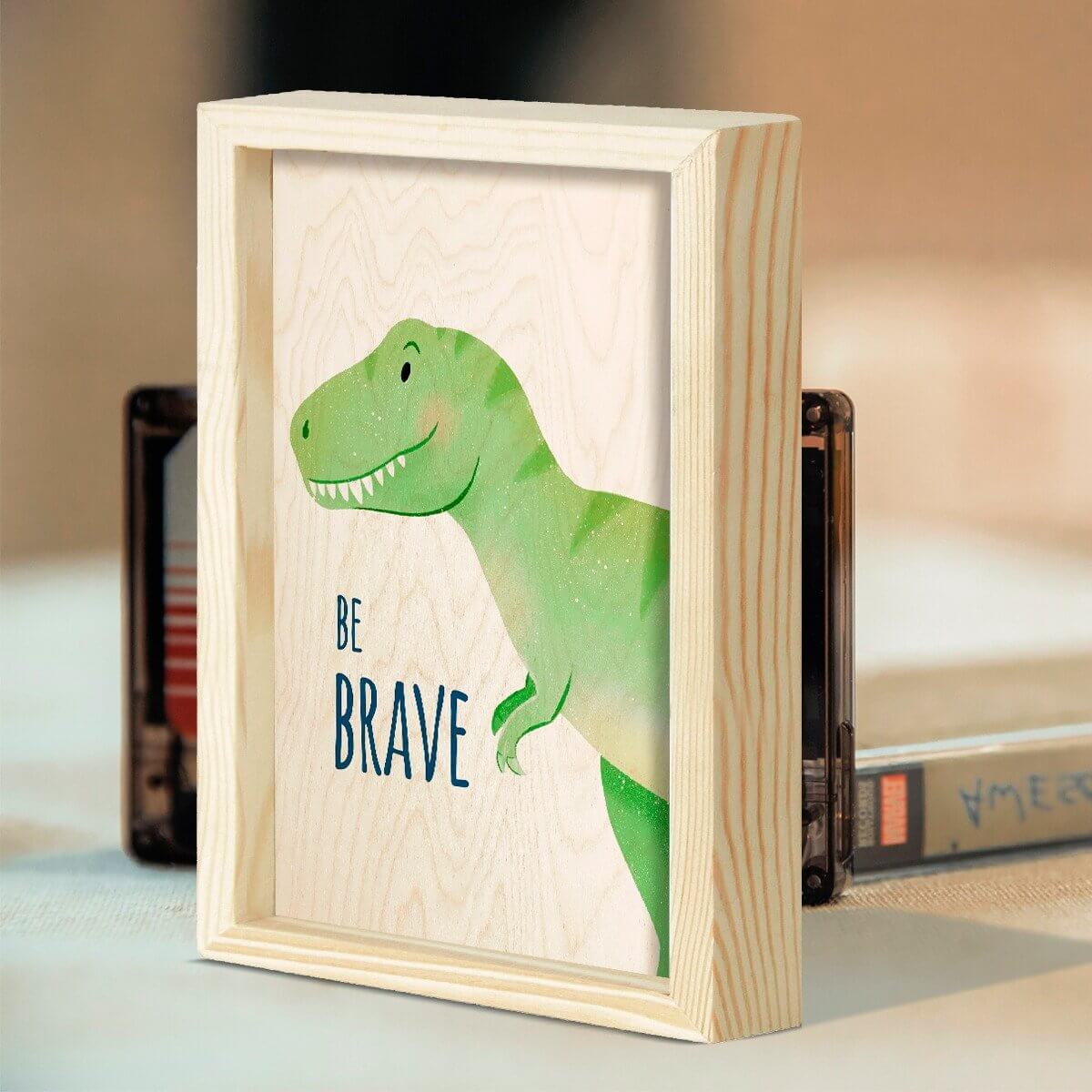 Dino Wooden Wall Art - Set of 6
